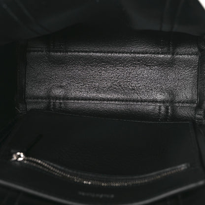 Balenciaga Smooth Calfskin Double Sided XXS Everyday Tote White Light Black 5 of 9