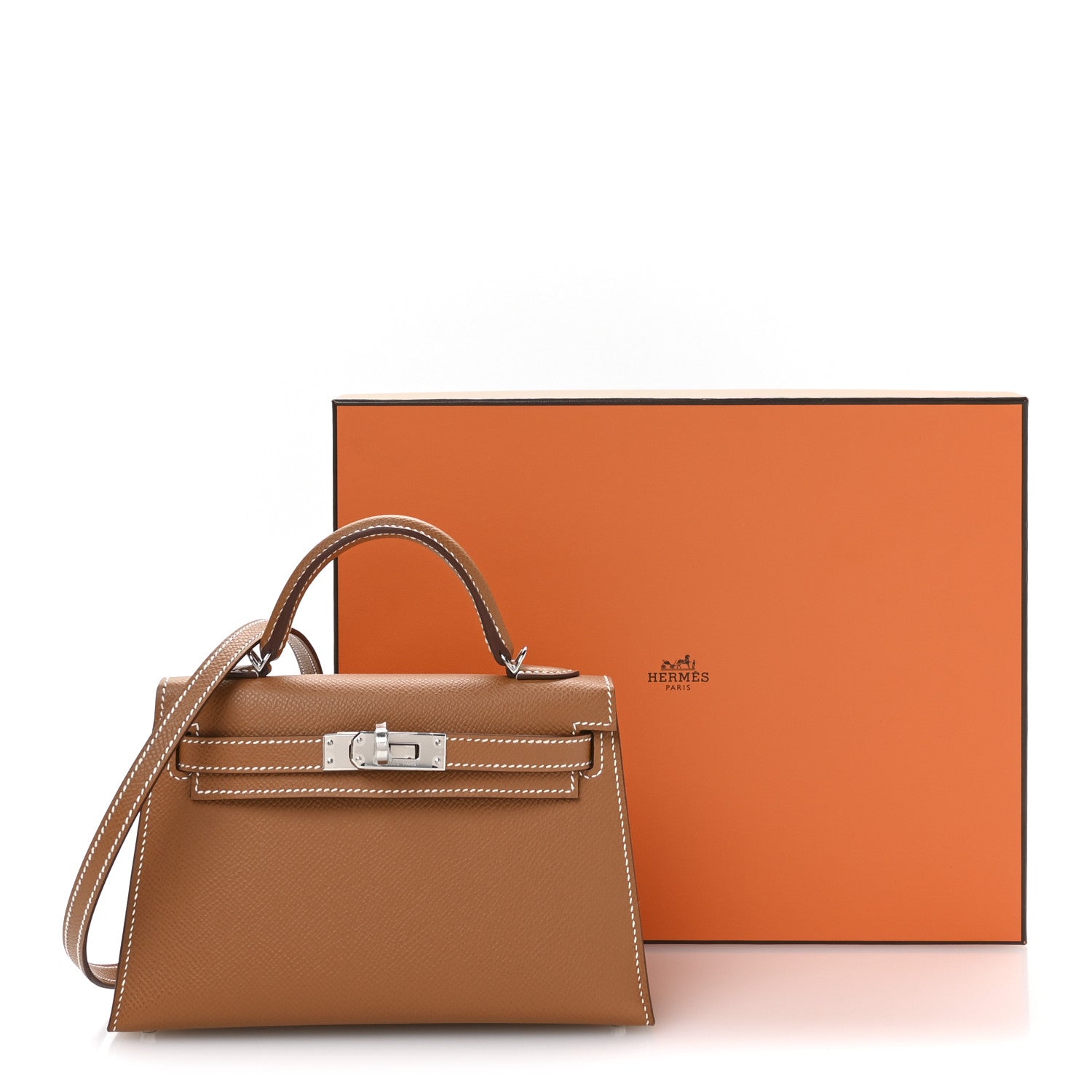 Hermes Epsom Mini Kelly Sellier 20 Gold 11 of 11