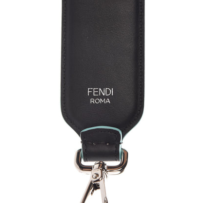 Fendi Vitello Century Fun Fair Metal Studded Mini Strap You Black Multicolor 3 of 5