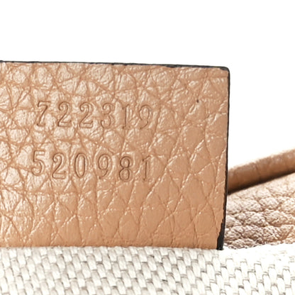 Gucci Pebbled Calfskin Small Soho Disco Bag Camelia 7 of 10