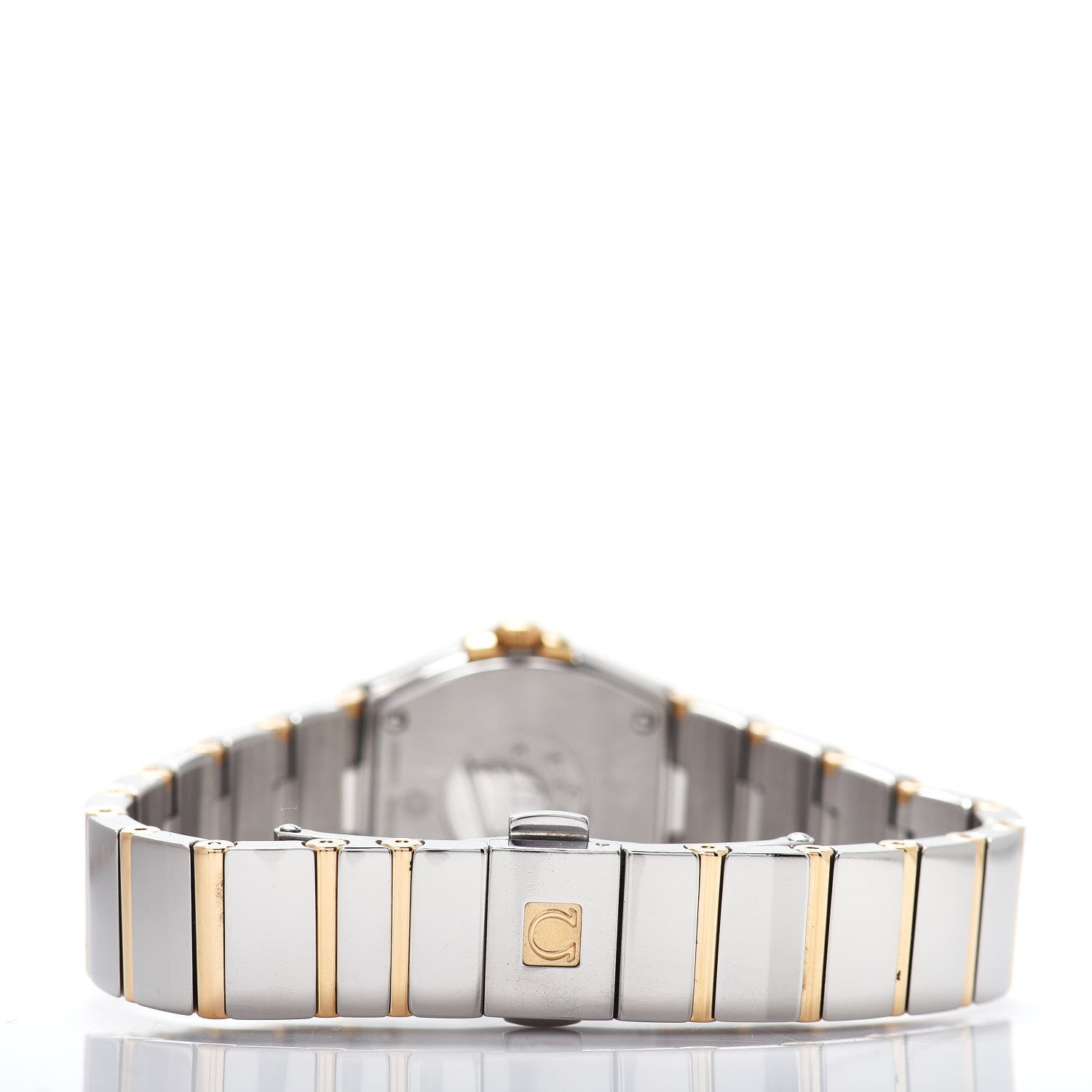 Omega Stainless Steel 18K Yellow Gold Diamond Mother of Pearl 24mm Constellation Quartz Watch 123.20.24.60.55.004 3 of 5