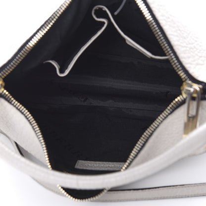 Burberry Signature Grain Calfskin Medium Hobo Pale Grey 6 of 13
