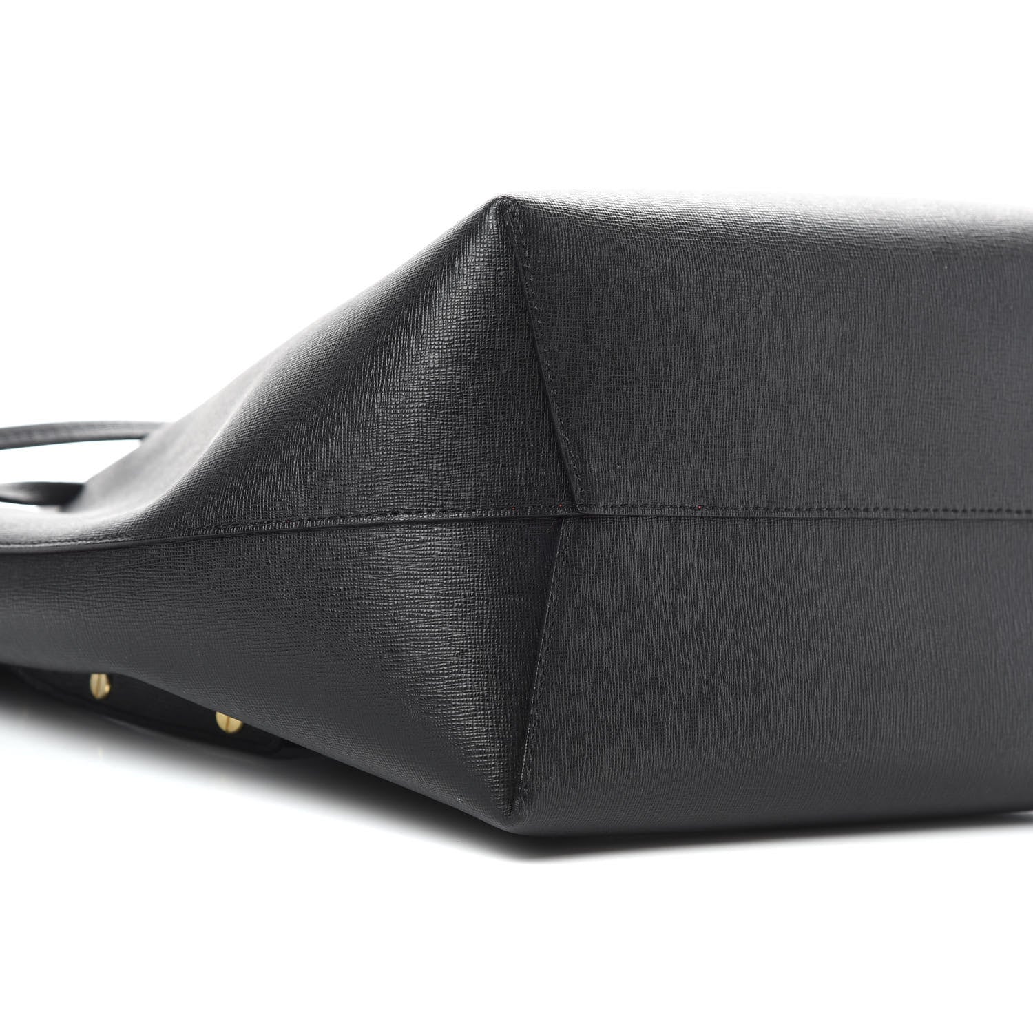 Mansur Gavriel Saffiano Bucket Bag Black Flamma 10 of 12