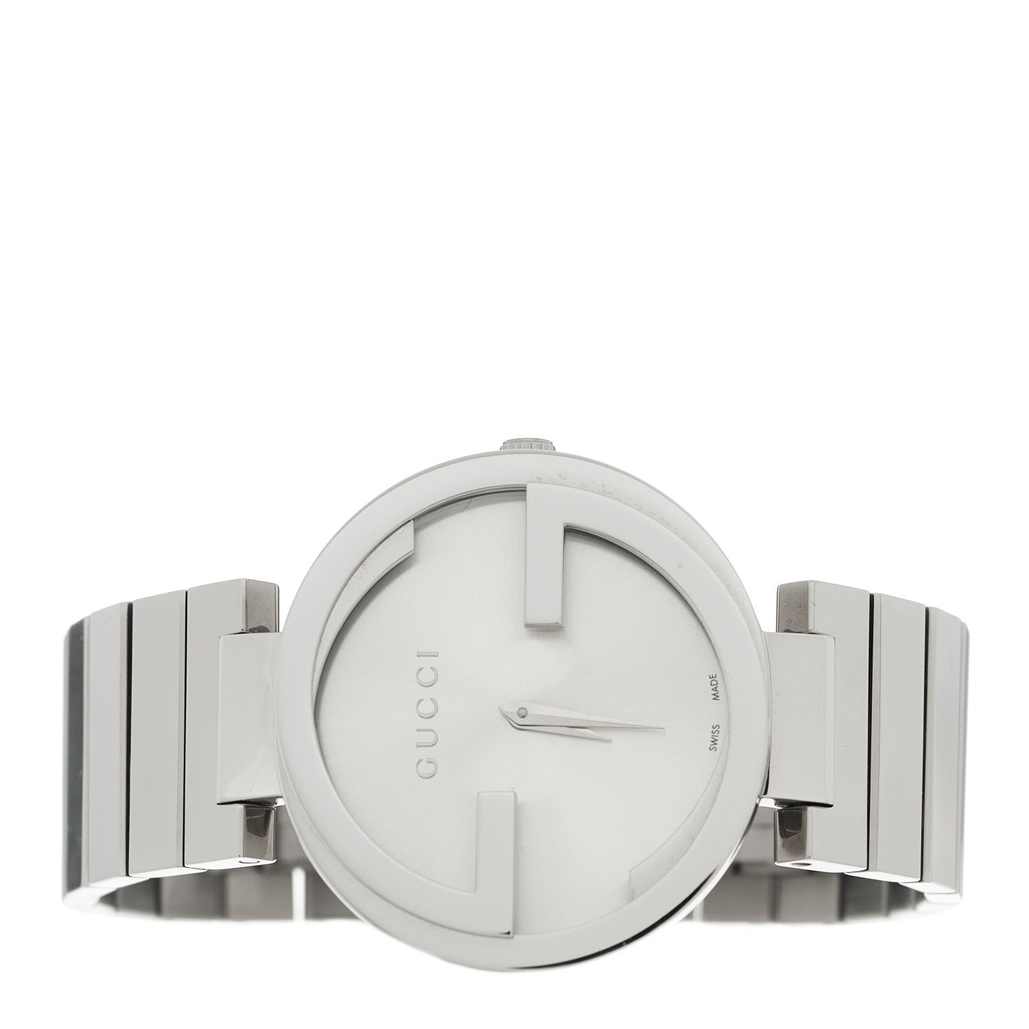 Gucci Stainless Steel 37mm Interlocking G Quartz Watch 2 of 5