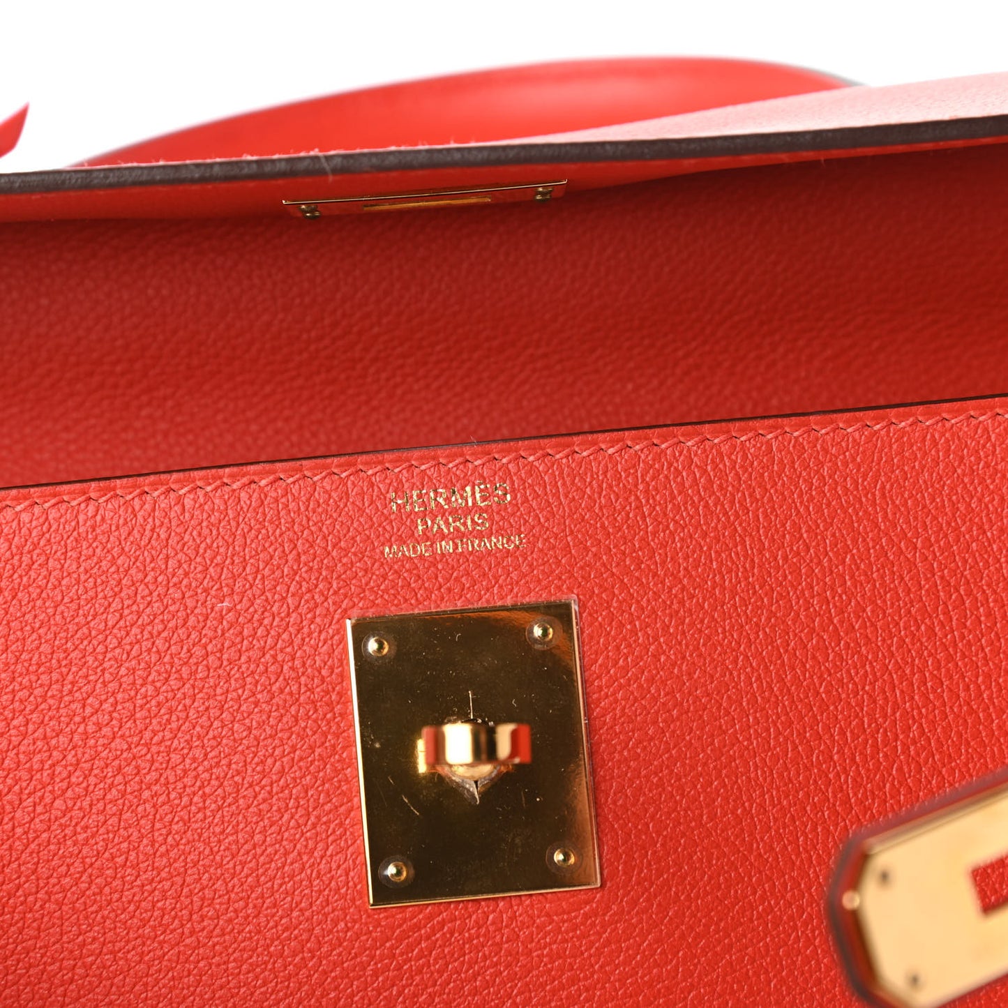 Evercolor Verso Kelly Retourne 32 Capucine Rouge H