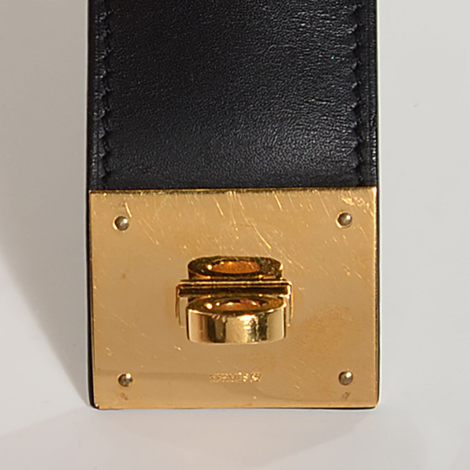 Hermes Chamonix Kelly Dog Bracelet Black 5 of 7