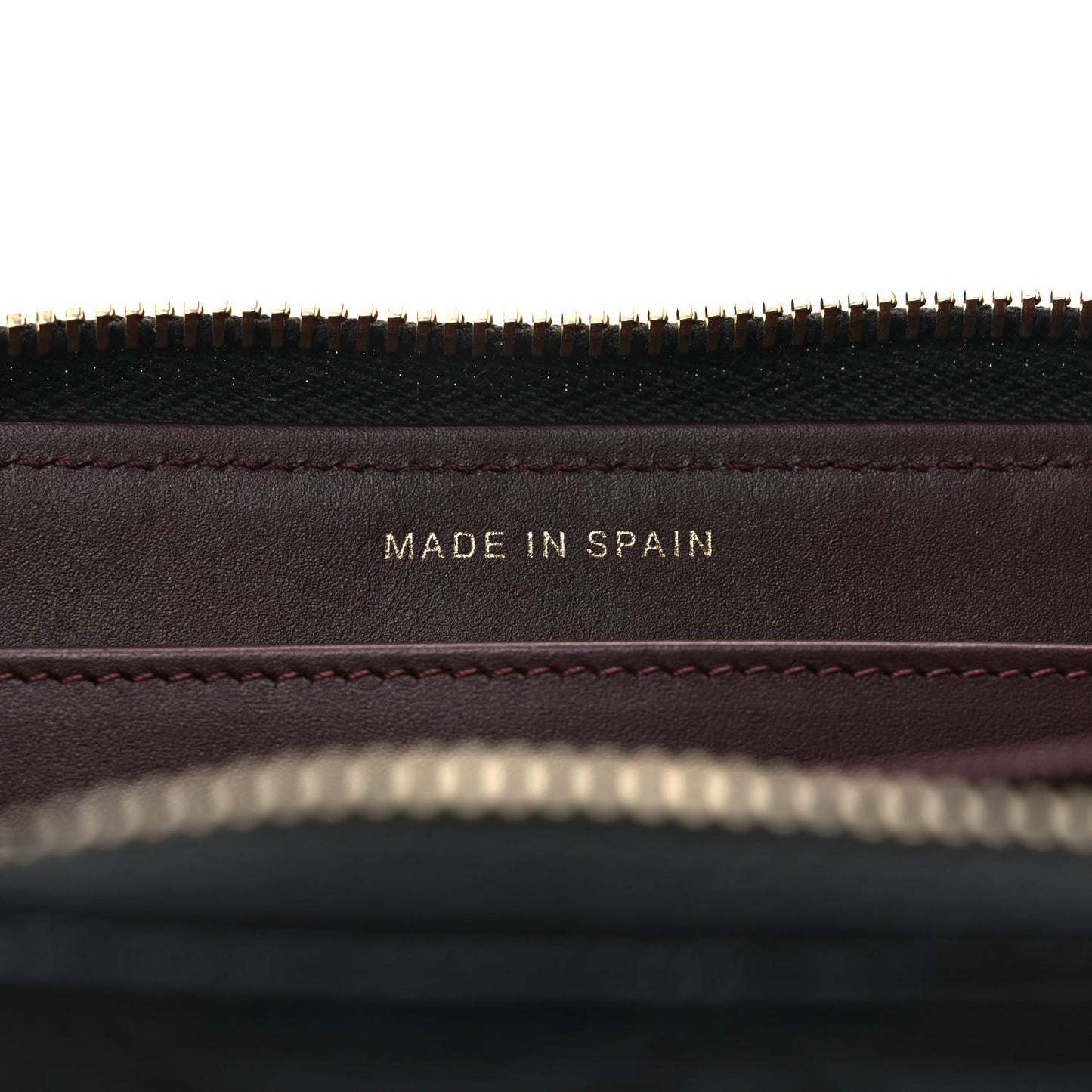 Caviar Quilted Large Gusset Zip Around Wallet Black