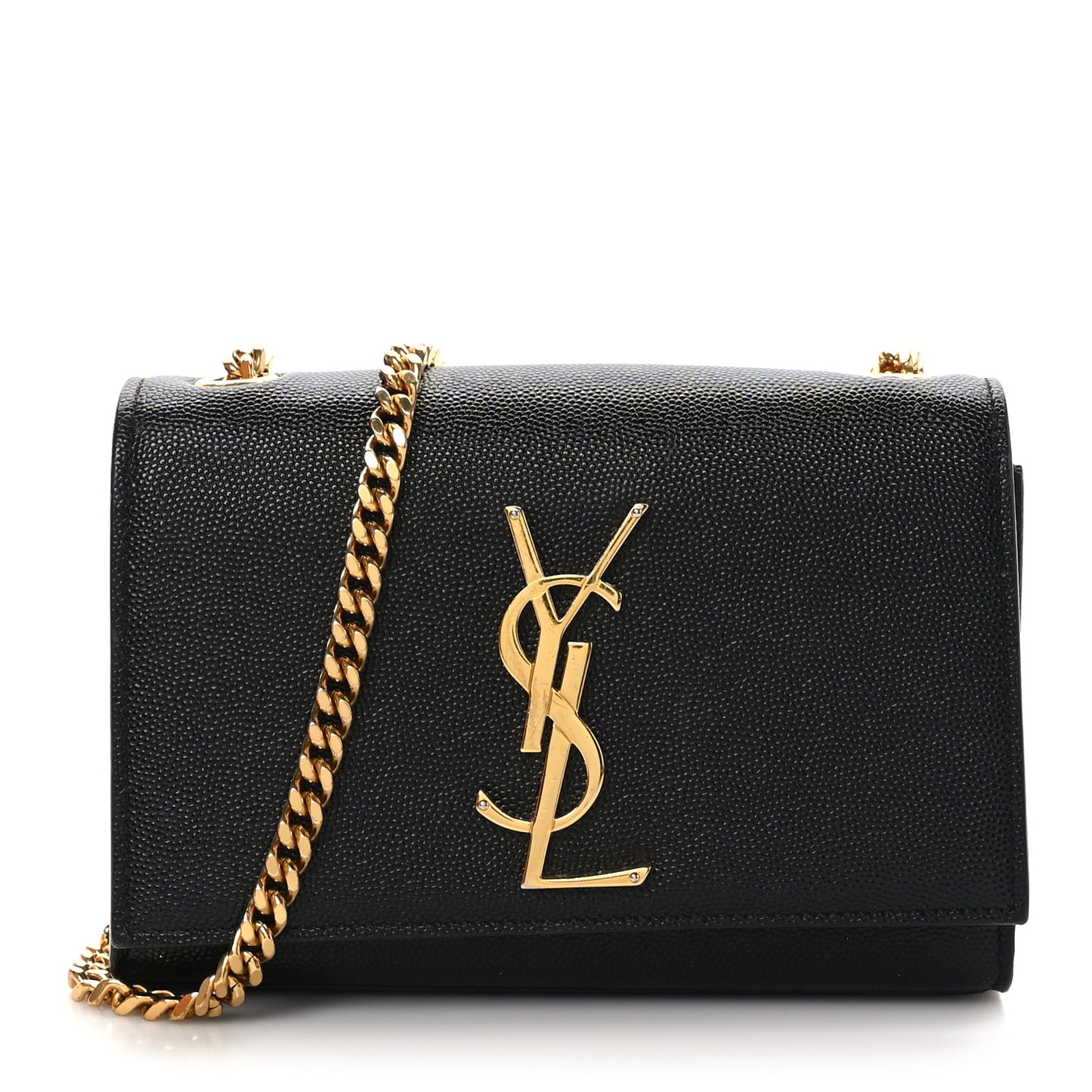 Grain De Poudre Small Monogram Kate Satchel Black
