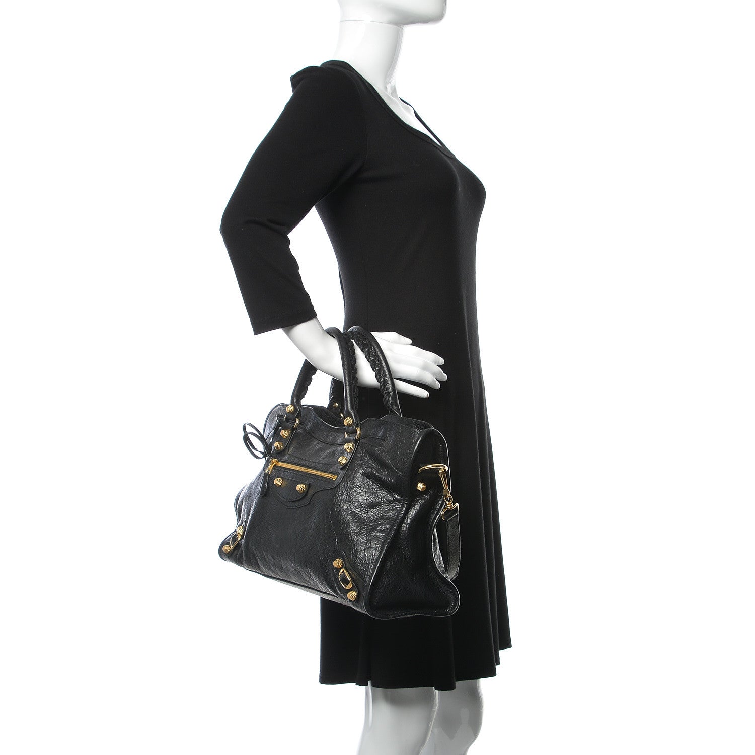 Balenciaga Agneau Giant 12 Gold Hardware City Black 2 of 10