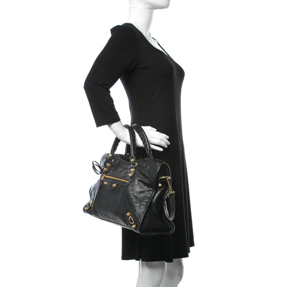 Balenciaga Agneau Giant 12 Gold Hardware City Black 2 of 10