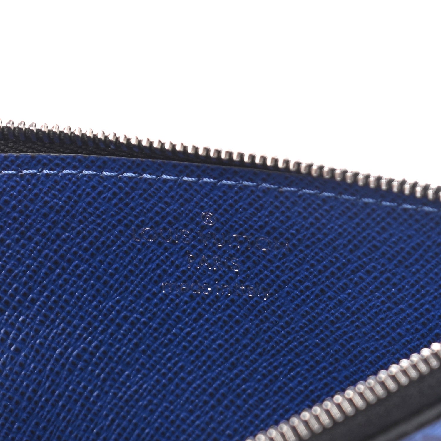 Louis Vuitton Monogram Taiga Coin Card Holder Cobalt 6 of 6