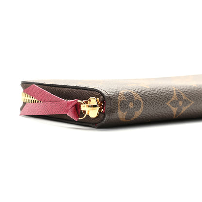 Louis Vuitton Monogram Clemence Wallet Fuchsia 7 of 9