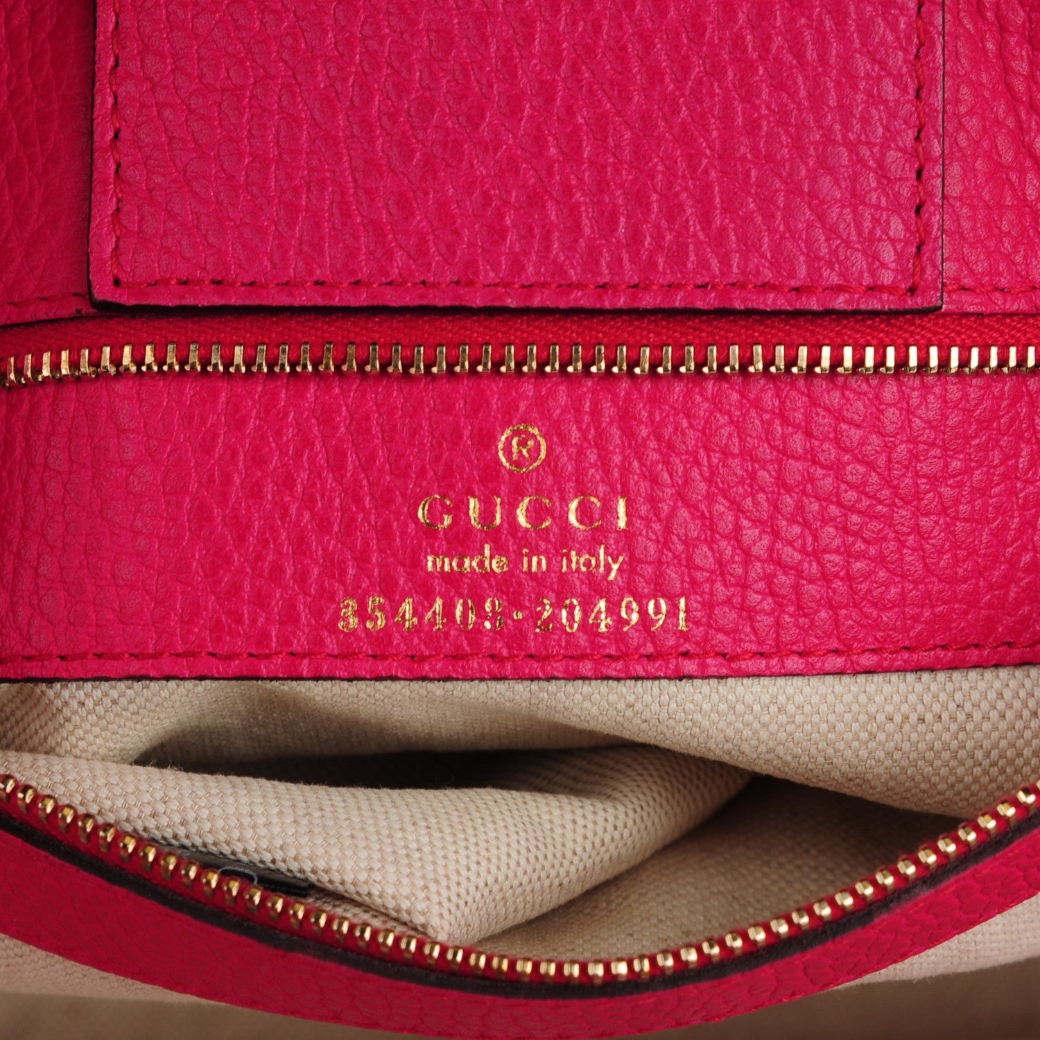 Gucci Dollar Calfskin Small Swing Tote Blossom 6 of 6