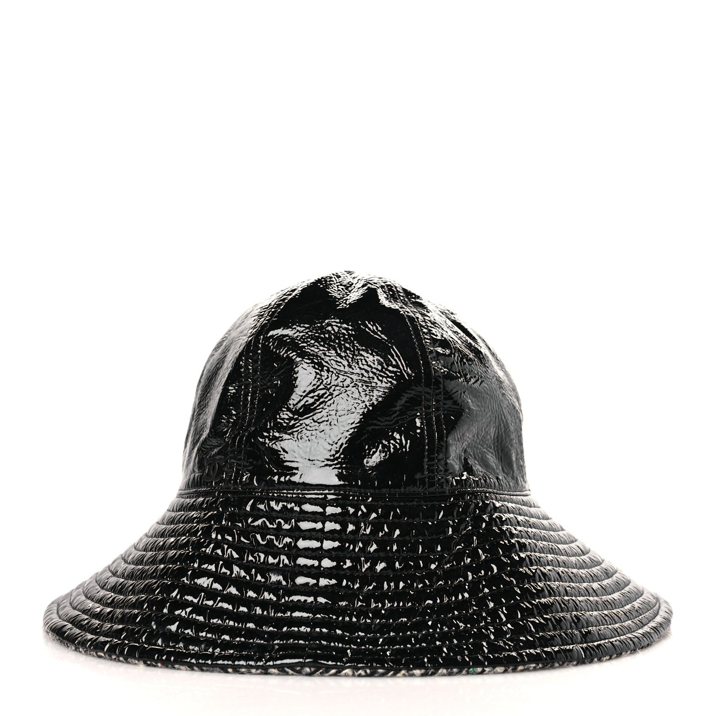 Vinyl Tweed Bucket Hat 58 Black