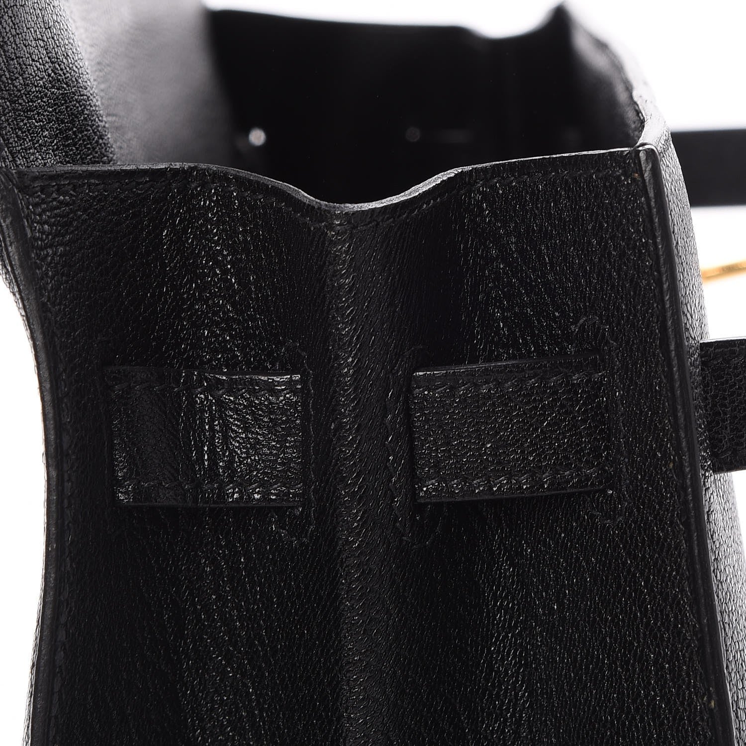 Hermes Chevre de Coromandel Kelly Sellier 35 Black 13 of 31