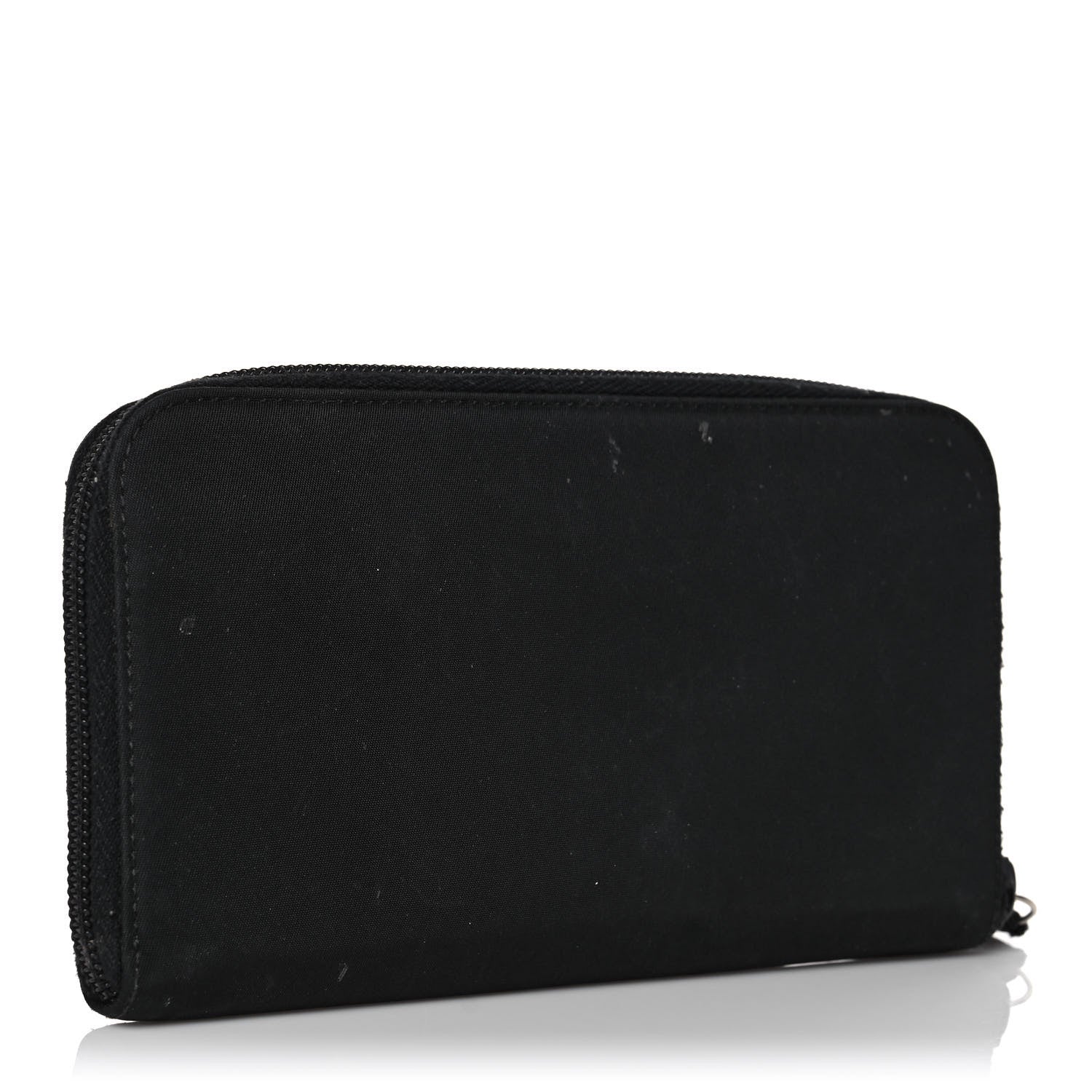 Prada Tessuto Nylon Zip Around Wallet Black 3 of 11