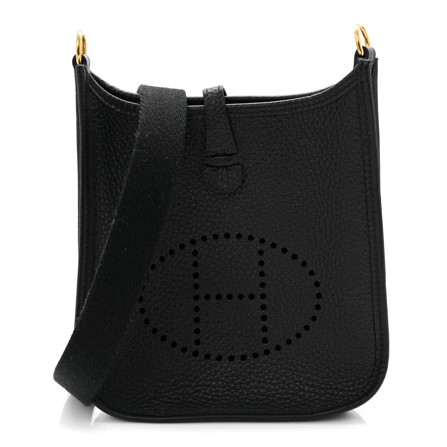 Hermes Taurillon Clemence Evelyne TPM Black 1 of 10