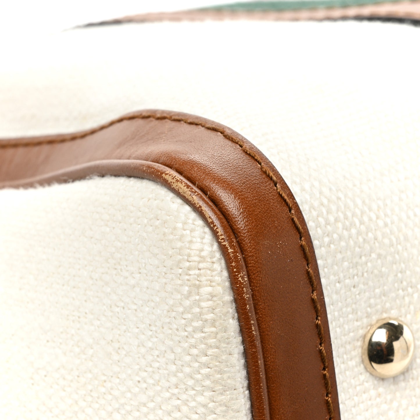 Canvas Vintage Web Medium Boston Off White