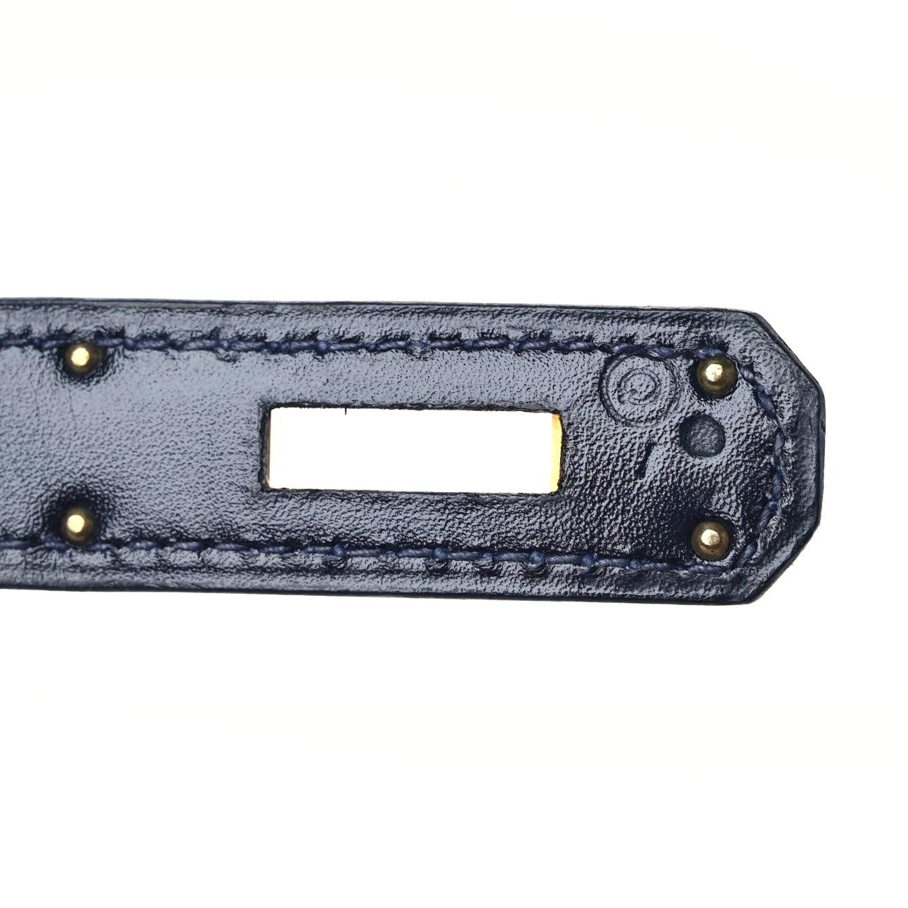 Hermes Box Kelly Retourne 32 Indigo 7 of 21