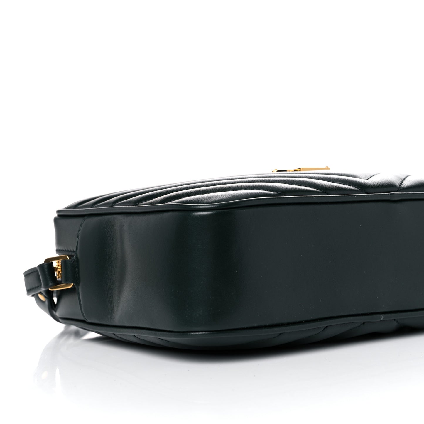 Calfskin Matelasse Monogram Lou Camera Bag Green