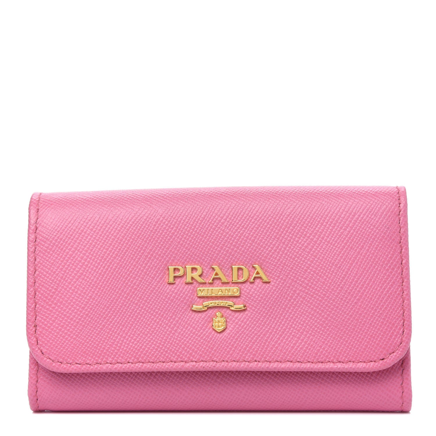 Prada Saffiano Metal 6 Key Holder Geranio 1 of 4