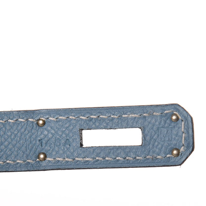 Hermes Epsom Birkin 30 Blue Jean 9 of 9