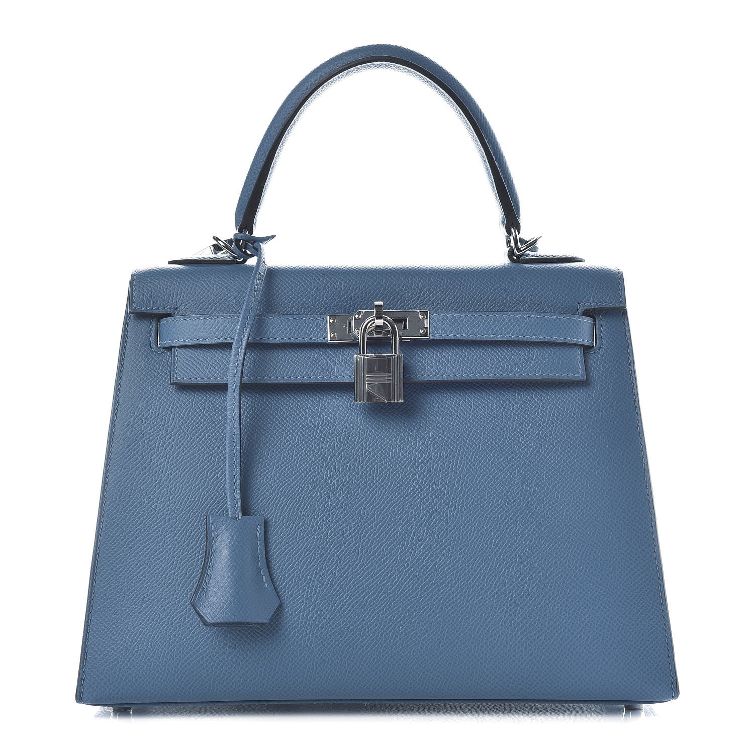 Hermes Epsom Kelly Sellier 25 Bleu Azur 1 of 10