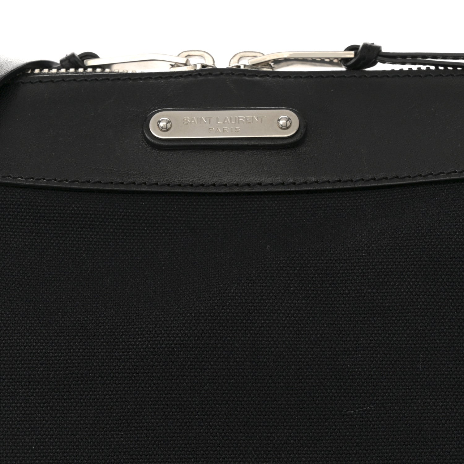 Saint Laurent Canvas ID Shopping Bag Black 8 of 11