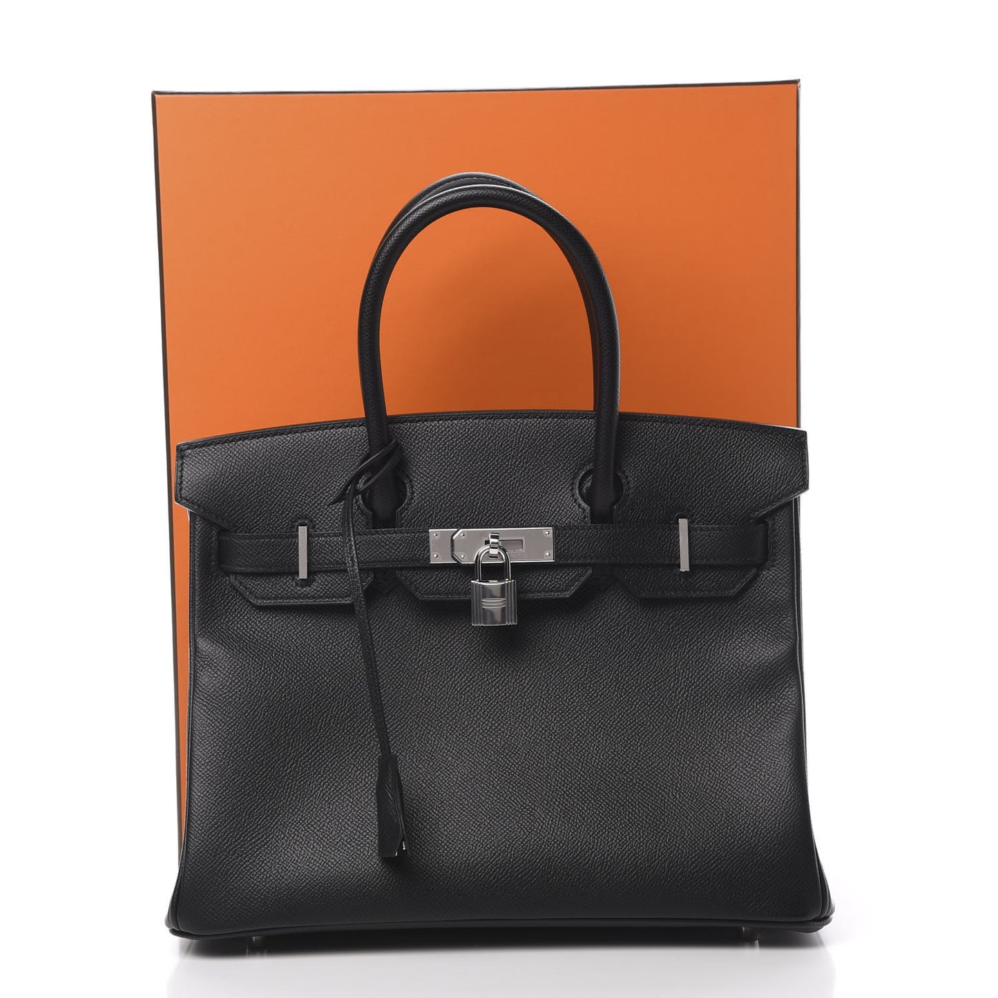 Epsom Birkin 30 Black