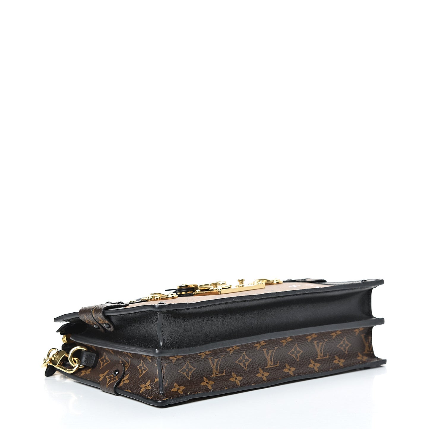 Reverse Monogram Trunk Clutch