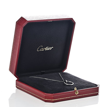 Cartier 18K White Gold Diamond Juste Un Clou Paved Pendant Necklace 6 of 6