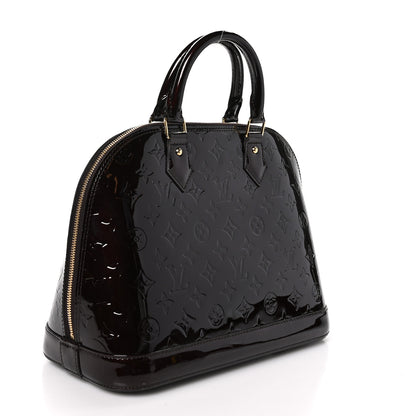 Louis Vuitton Vernis Alma PM Amarante 3 of 11