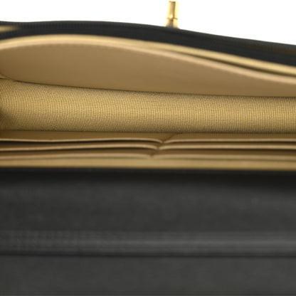 Chanel Shiny Lambskin Quilted Enamel Wallet On Chain WOC Black 5 of 12