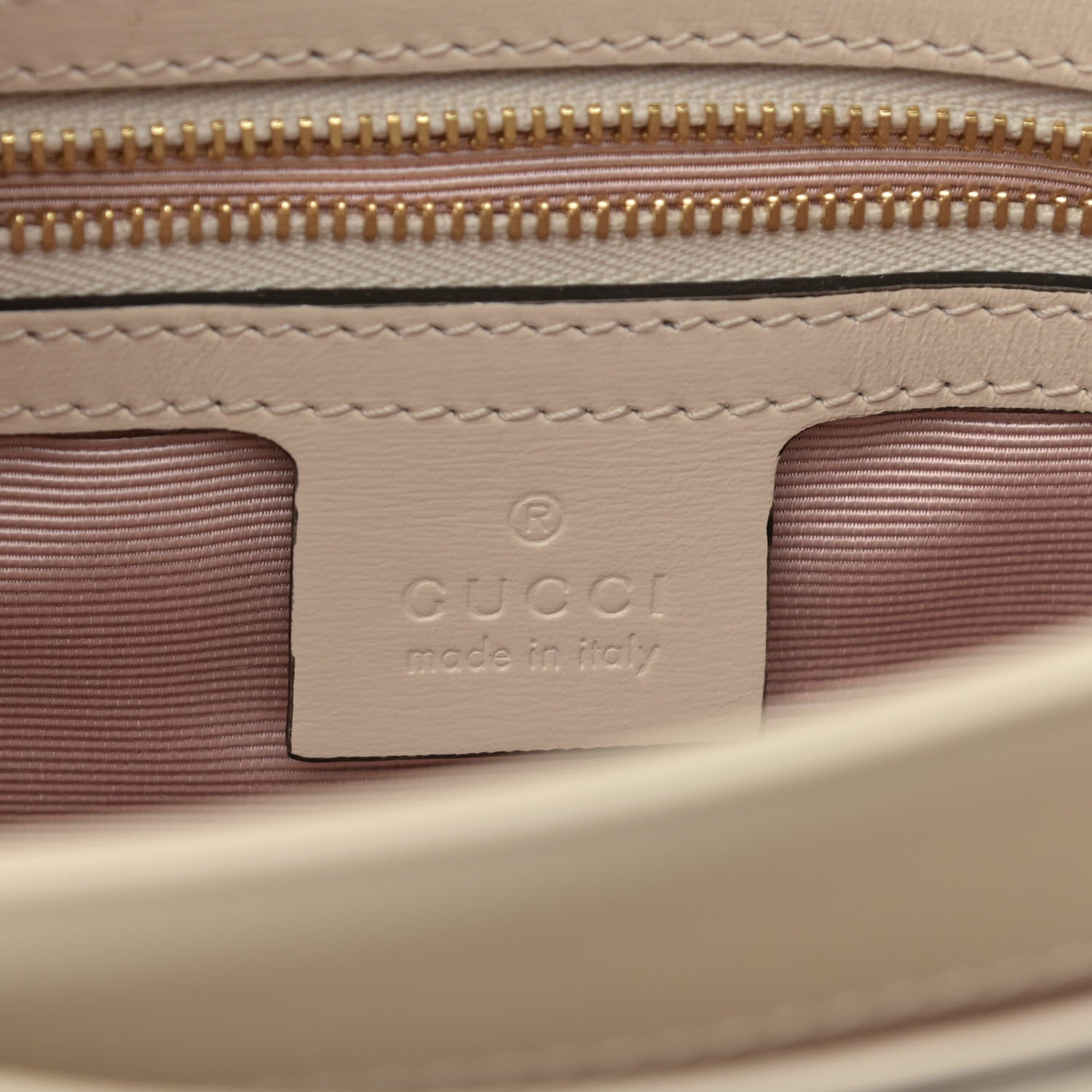 Gucci Calfskin Medium Arli Flap Shoulder Bag White 6 of 12
