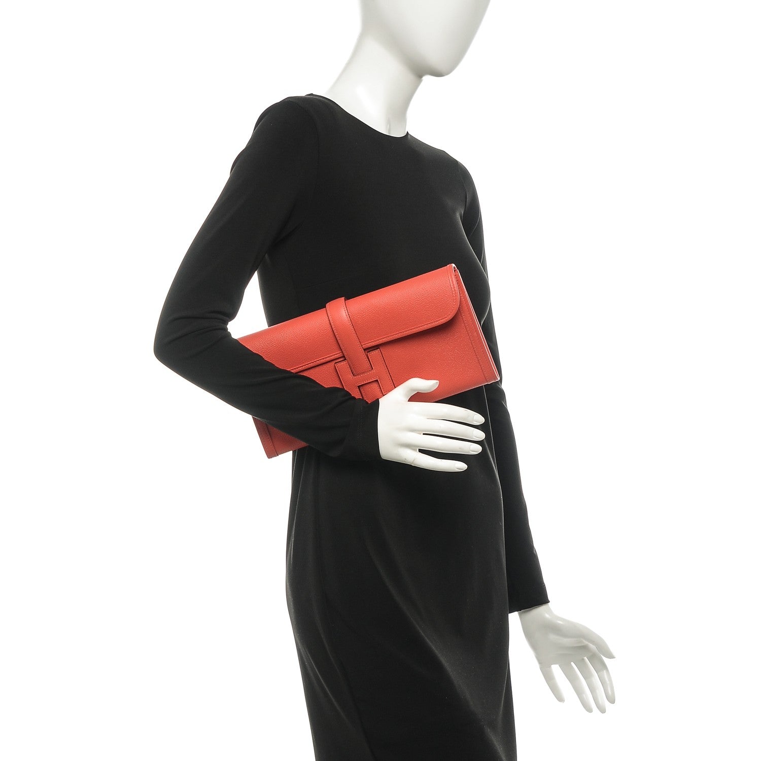 Hermes Epsom Jige Elan 29 Clutch Rose Jaipur 2 of 17