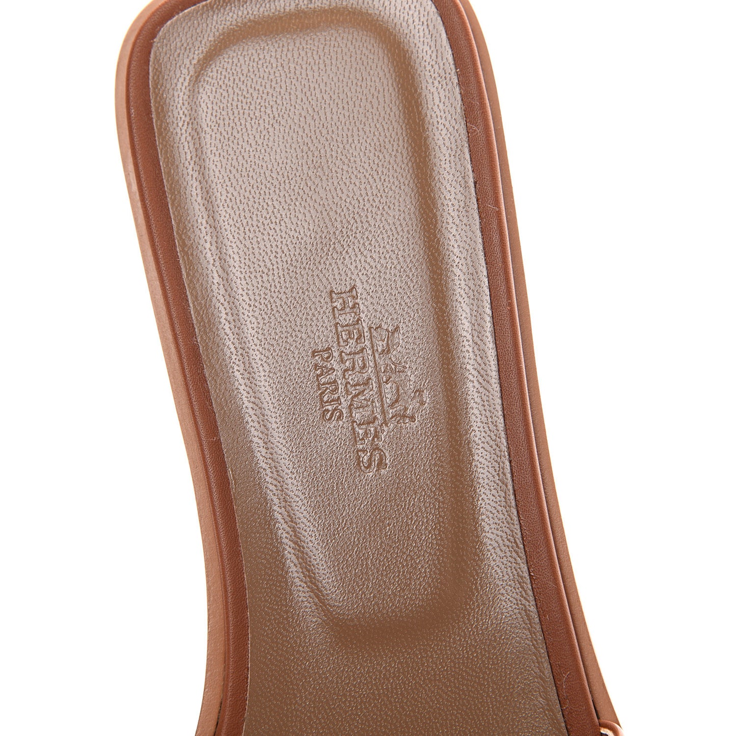 Box Calfskin Oran Sandals 39 Gold