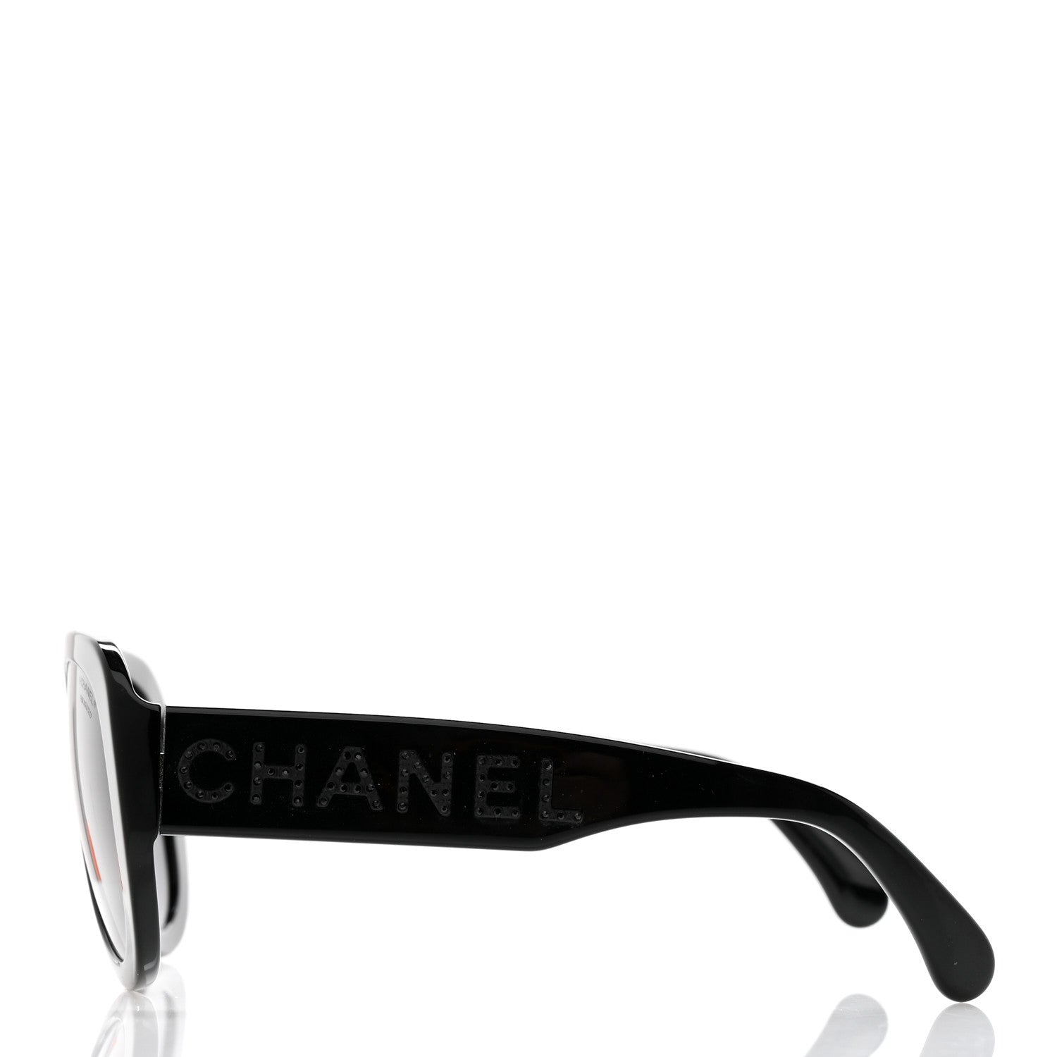 Chanel Resin Polarized Sunglasses 5423-B Black 3 of 8