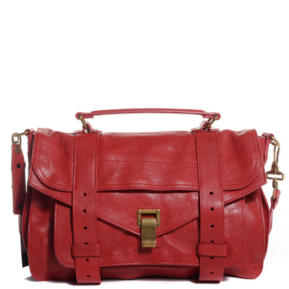 Proenza Schouler Lambskin Medium PS1 Satchel Lipstick 1 of 14