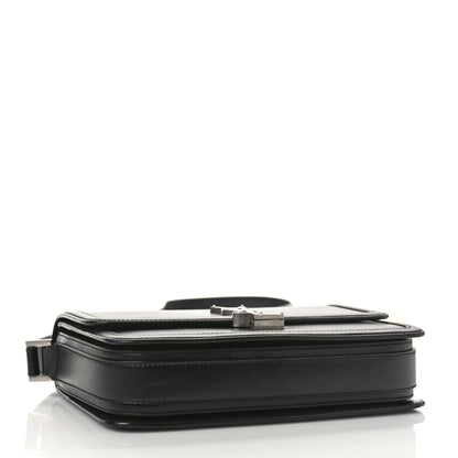 Saint Laurent Box Calfskin Monogram Medium Solferino Satchel Black 4 of 10
