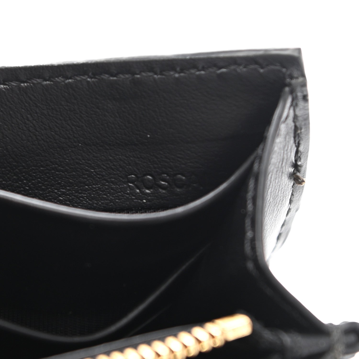 Burberry Vintage Check Grain Calfskin Halton Wallet Black 8 of 11
