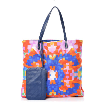 Chanel Nylon Printed CC Tote Multicolor 1 of 14