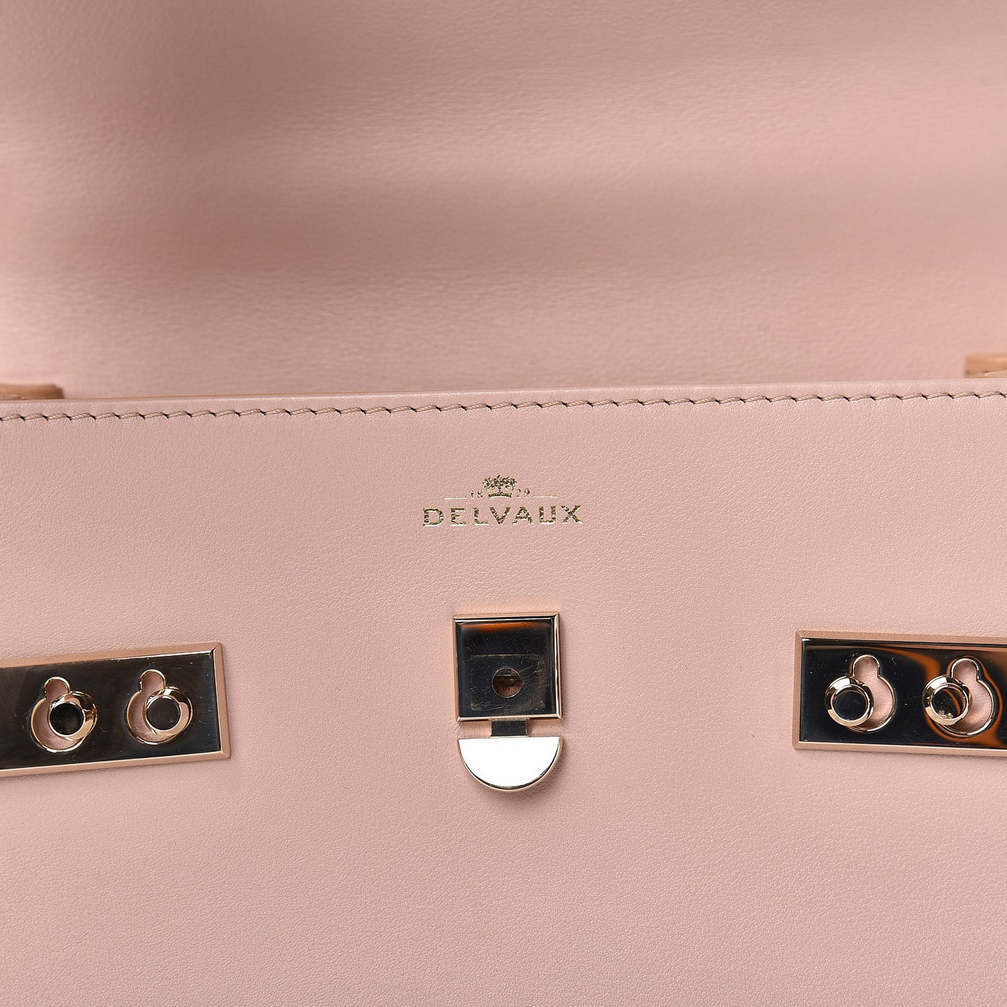 Smooth Calfskin Mini Tempete Satchel Vision Pink