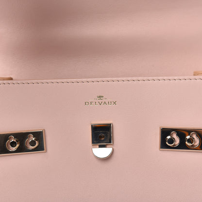 Delvaux Smooth Calfskin Mini Tempete Satchel Vision Pink 6 of 9