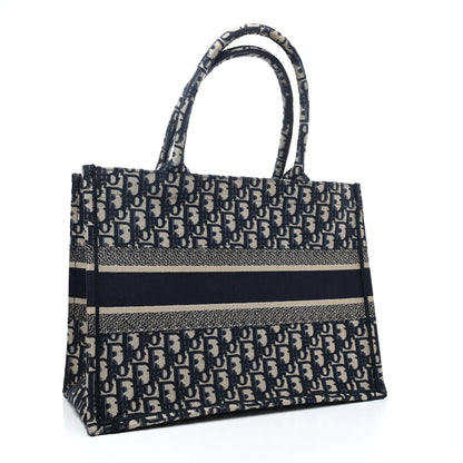 Christian Dior Oblique Medium Book Tote Blue Multicolor 2 of 4
