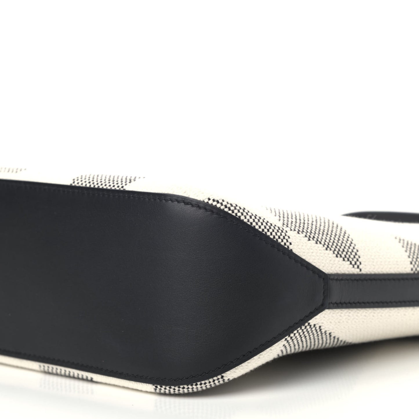 Swift H Canvas Cabas H En Biais 27 Black Ecru
