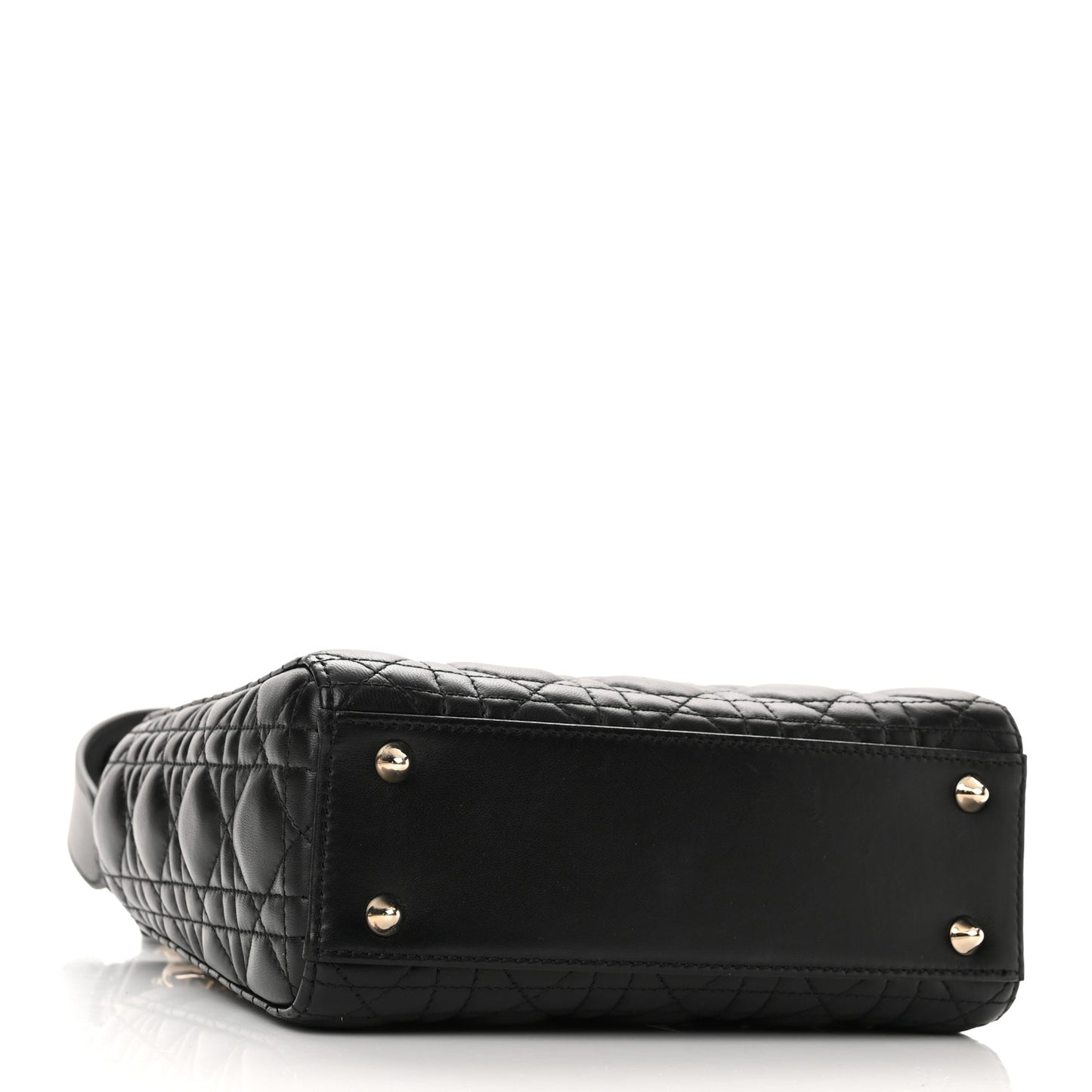Lambskin Cannage Small My ABCDior Lady Dior Black