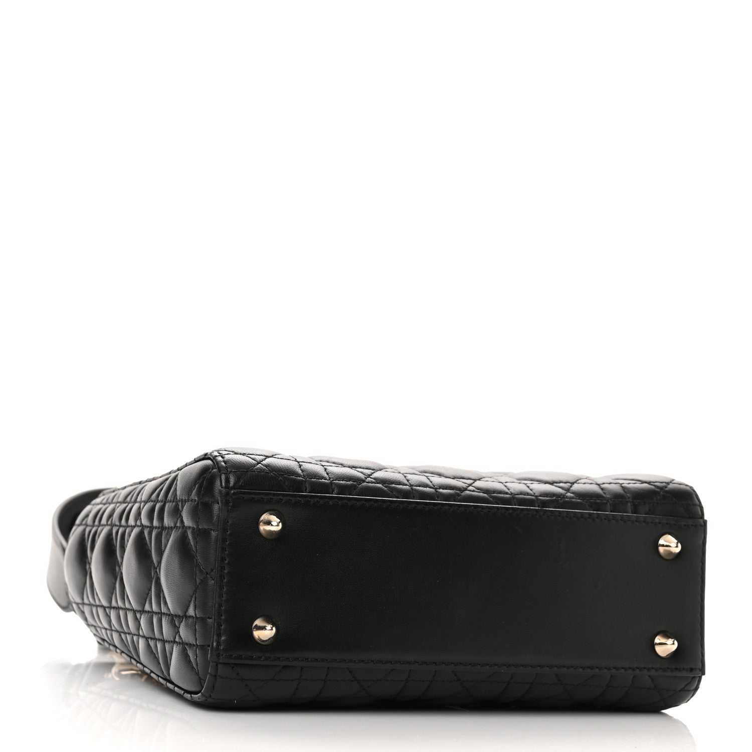 Christian Dior Lambskin Cannage Small My ABCDior Lady Dior Black 4 of 10