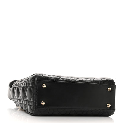 Christian Dior Lambskin Cannage Small My ABCDior Lady Dior Black 4 of 10