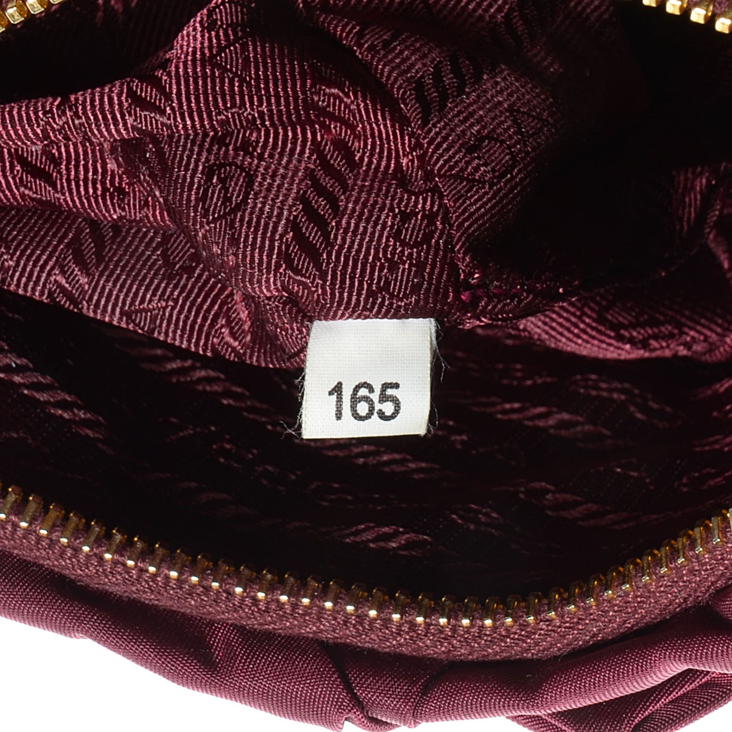 Tessuto Nylon Origami Pleated Wristlet Wine