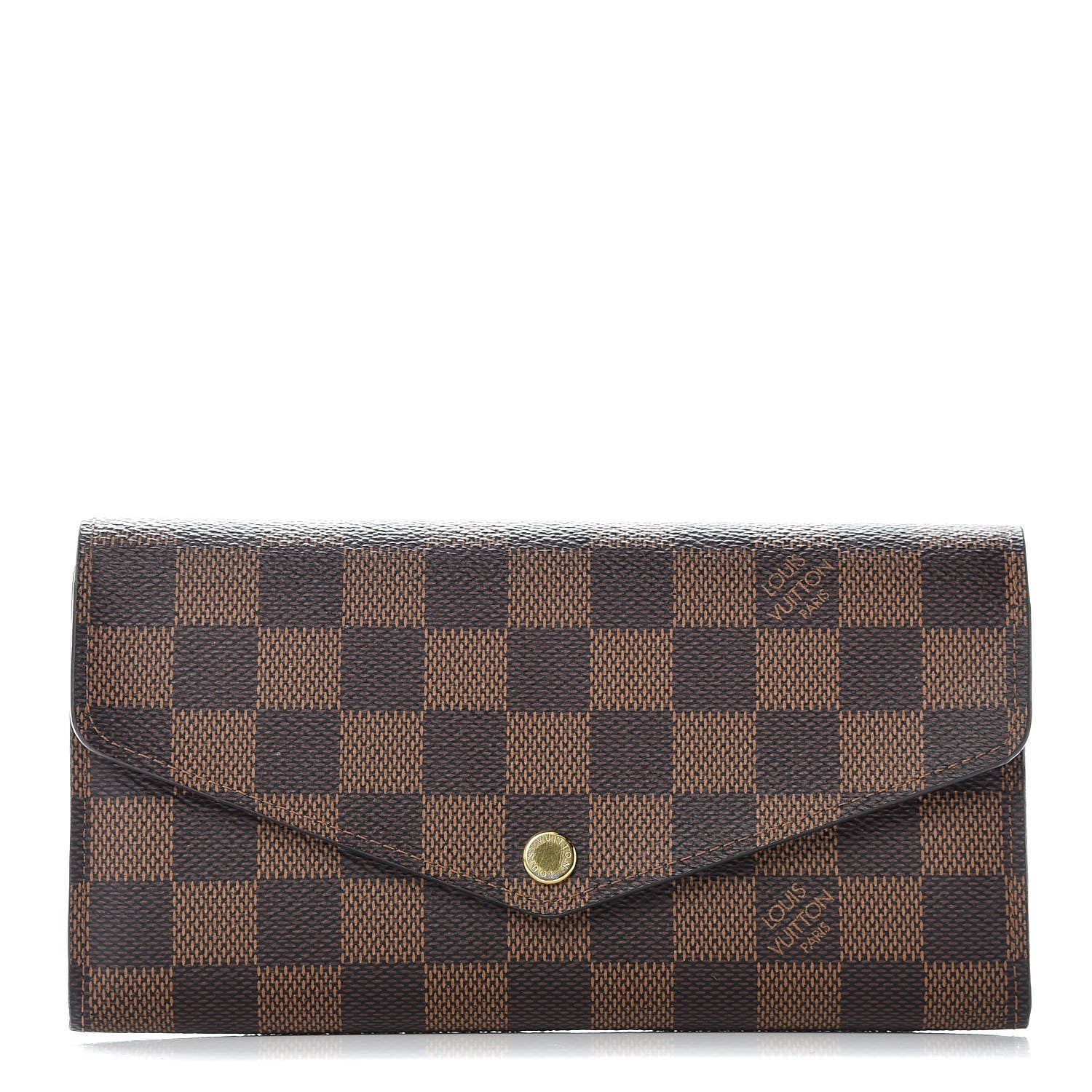 Louis Vuitton Damier Ebene Sarah Wallet NM 1 of 9